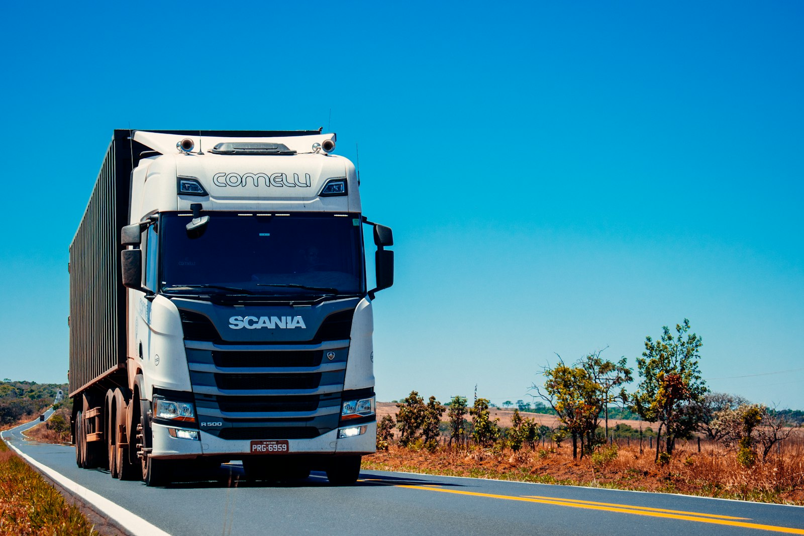 Camión de Autotransportes Salgado en ruta